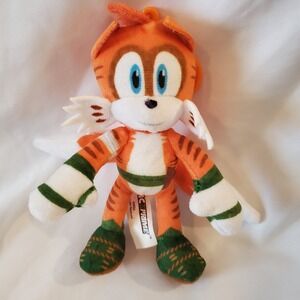 Sonic The Hedgehog Prime TAILS Mini Plush Toy Clip-On Series 2 PMI 5" Sega